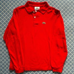 Lacoste boys long-sleeved polo